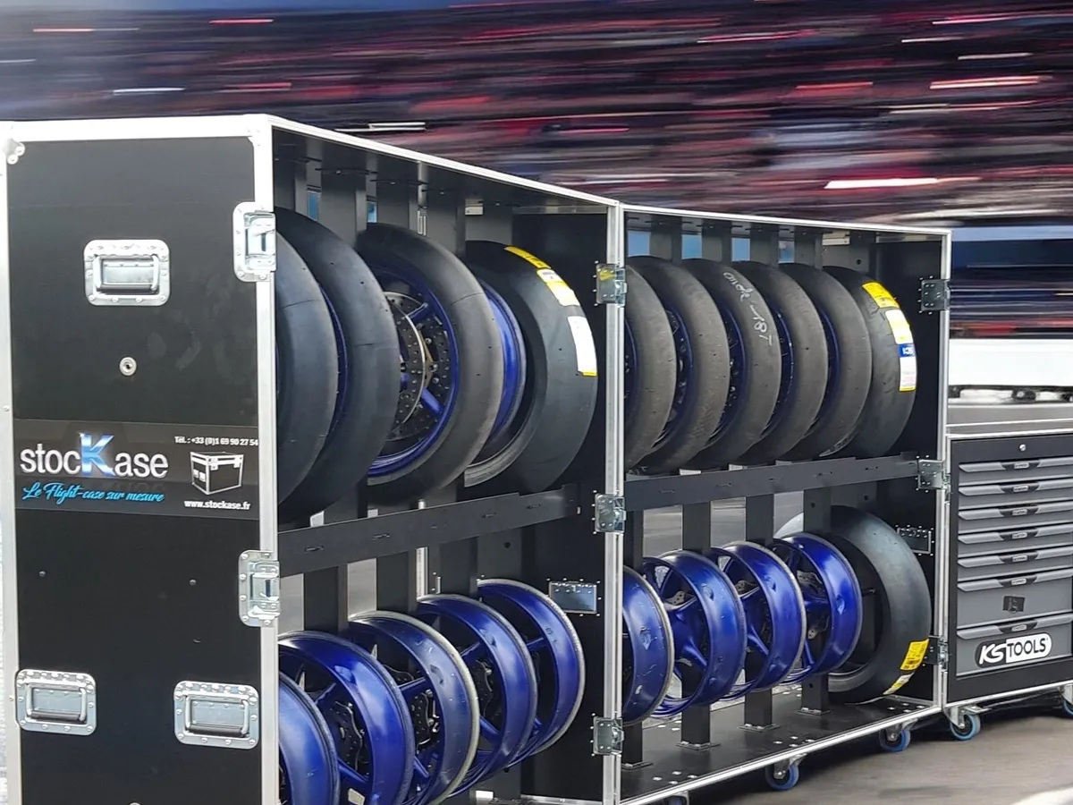 Réalisation Rack support racing sport moto